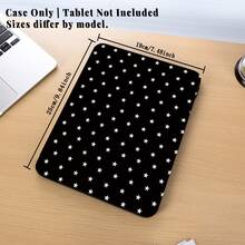 1个带笔槽的多角度磁吸支架保护套，支持自动休眠/唤醒功能，可爱平板电脑保护套，兼容Pro/Air/三星Galaxy A9/S9/S7/S10+/小米Pad/5/6/7 - 彩色 - 查看 10