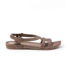 Brasileras Flip Flops Rubber Sole Esmirna - Brown - View 3