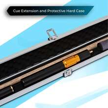 Cue-King Premier Snooker Cue With Aluminium Case Handmade 57" Extension Included - Multicolor - View 5