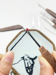 棕色拆线器，快速拆线工具，刺绣拆线器，切割工具，十字绣，DIY修剪工具，家用缝纫用品 - 快速拆線器 - 查看 1