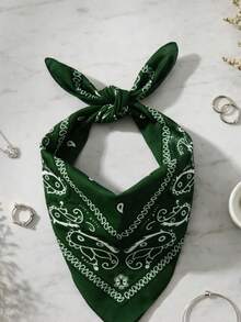 Polyester - Dark Green - View 4