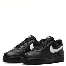 Men's Nike Air Force 1 '07 Black/White-Black (FZ0627 010) - Black - View 4