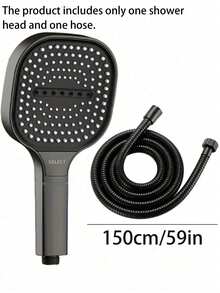3 piezas Ducha de mano cuadrada de alta presión con filtro, ducha de pared de plástico con masaje, ducha de lluvia ahorradora de agua, 3 modos y botón ajustable de la boquilla, boquilla anti-obstrucción, diseño cuadrado ahorrativo de agua, estilo minimalista moderno - Multicolor - Ver 23