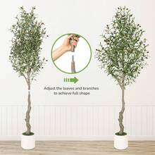 Techigher Arbre artificiel - 180 cm (2 pièces) - Voir 5