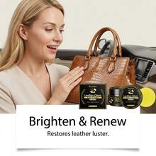 三合一皮革护理霜，家用及汽车皮革清洁剂、护理剂和保护剂 - 固體 - 查看 6