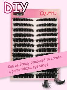 100D 蓬松睫毛簇套装 浓密睫毛簇嫁接 单根仿貂毛睫毛簇 D 卷度 10MM/12MM/14MM/16MM/18MM 睫毛嫁接 浓密睫毛簇 睫毛簇、睫毛簇、单根睫毛、睫毛、假睫毛 - D - 查看 5