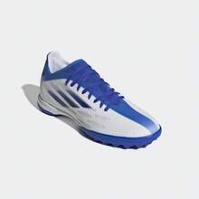 Adidas X SPEEDFLOW.3 TF DIAMOND EDGE Artificial Turf Football Shoes - Blue and White - View 8