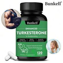 Bunkell Dietary Supplement Capsules  For Men -  Rich In Nutrients, Balance Daily Health Levels - 120 Capsules, 60 Day Supply - 1 Bottle - View 1