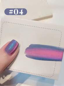 MeC 12毫升/瓶 极光玻璃猫眼磁性凝胶指甲油，彩色凝胶指甲油套装，可卸可水洗UV/LED凝胶指甲油，金紫色猫眼凝胶指甲油，适合居家和美甲沙龙使用，女士居家美甲礼品 - 彩色 - 查看 16