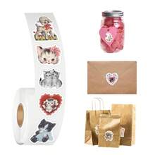 500 miếng dán băng keo hình động vật cổ điển, dùng cho sổ lưu niệm, nhật ký, máy tính xách tay, cản xe, ván trượt, bình nước, máy tính, điện thoại, túi quà, niêm phong phong bì, trang trí tiệc, văn phòng phẩm. - Phong cách ngẫu nhiên - Xem 3