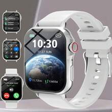 Reloj inteligente para niños, con correa deportiva de silicona, compatible con llamadas, podómetro, seguimiento de calorías, múltiples modos deportivos, alertas de llamadas y mensajes, pantalla táctil completa, compatible con Android e iOS, regalo divertido - Multicolor - Ver 11