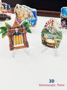 1 pezzo Calamita da frigo 3D unica della regione meridionale, collezione di souvenir di viaggio nel mondo, adatta per decorazione di casa, ufficio, ricordo di viaggio personalizzato, magnete da frigo, decorazione per casa, cucina, stanza, ufficio, armadietto, regalo artigianale, souvenir per vacanze, piccolo regalo raffinato - Magneti da frigorifero esclusivi - Visualizzare 9