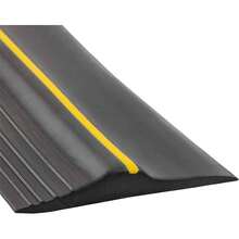 Universal Garage Threshold Seal Strip With Sealants/Adhesive, 16.5/33FT Waterproof Door Bottom Rubber, DIY Weather Stripping Replacement, Black - 16.5ft - View 1