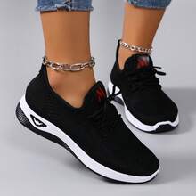 STEPREACH Neue Damen Lässig Sportschuhe, atmungsaktiv, bequem, leicht, rutschfest, Slip-On Fahrschuhe - Schwarz - Übersicht 10