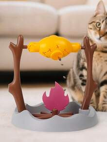 1 Pc Pet Barbecue Tumbling Leaking Feeder, 360° Tumbling Leaking Feeder, Cat Feeder - One Size Fits All - View 12