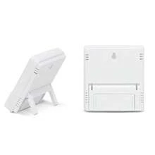 Nhiệt kế và ẩm kế kỹ thuật số LCD HTC-2, thiết bị đo nhiệt độ và độ ẩm trong nhà/ngoài trời, trạm thời tiết có đồng hồ. - Nhiều màu - Xem 10