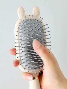 1 件装宽齿气垫头皮按摩梳，干湿两用，搭配去角质刷，空心梳，适用于美发沙龙及所有发质 - 氣墊梳 - 查看 7