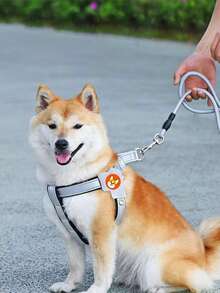 Harness Anjing Berbahan Jala yang Bernapas, Desain Berbentuk Y dengan Dua Cincin D, Strip Reflektif, Cocok untuk Anjing Kecil, Sedang, dan Besar untuk Jalan-jalan dan Latihan di Luar Ruangan - MultiWarna - View 7
