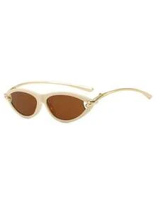Luxury Women's Cat Eye Retro Brand Designer Sunglasses, Anti-Glare Sunglasses, UV400 - Multicolor - View 15