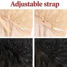 24 Inch/60cm Side Bangs Stylish Long Great Wavy Curly Cosplay Party Wig In Black For Costume Events Stage Performances And Themed Gatherings Ideal For Dramatic Looks And Creative Expressions - -黑色的- - 查看 5