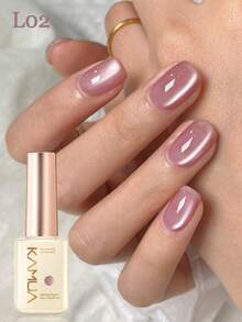 KAMUA 裸色水润猫眼凝胶指甲油套装 3 件装 陶瓷粉浅紫色珠光猫眼凝胶指甲油棒 需使用 UV/LED 灯固化 家用美甲沙龙设计 - 彩色 - 查看 7