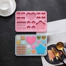 TendenciaMolde Silicona LZS Corazones Flores Tabletas 15 Cavidades ReposteríaCalidad premium - Sorpresa - Ver 6