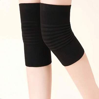 2只装护膝套，男女通用，柔软、保暖、透气，辅助关节稳定，可手洗，防滑，适合运动和日常穿着。