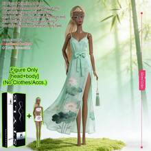 12.6英寸 1/6 BJD/MJD 超模娃娃，12关节球形关节可动玩具，光滑逼真的肌肤纹理，精致的五官，蓬松的头发，桌面摆件，节日纪念品，不含服装 - 只有娃娃,沒有衣服 - 查看 16