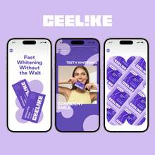 CEELIKE] Purple Whitening Strips With Free Cheek Retractor – 7/21 Treatments – Nano-Hydroxyapatite For Enamel Protection – Peroxide-Free Formula - 14貼 - 查看 5