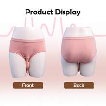 JJICN Ladies' Exclusive Pure Cotton Comfortable Diaper 800Ml Daytime Capacity Red Senior Version - XL - View 6