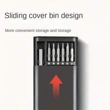 24-In-1 Precision Screwdriver Set: The Ultimate Tool For Repairing Smartphones And Tablets! - Black - View 3