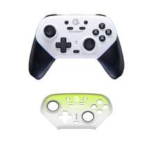 GAMESIR Controlador de juego T4n Pro: tecnología de efecto Hall para un control preciso, batería de gran capacidad para un rendimiento duradero, tira de iluminación RGB, disparadores lineales de efecto Hall, giroscopio de seis ejes, conectividad tri-modo, frecuencia de sondeo inalámbrica de 1000 Hz, Elite White (base de carga no incluida). - Élite blanca - Ver 9