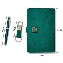 Set de Regalo de Oficina con Cuaderno, Bolígrafo y Llavero de Alta Calidad para Graduación - A5 - Ver 6