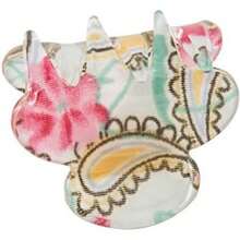 Mini pinza de pelo de plástico antideslizante de 1.2 pulgadas, con estampado floral, pequeñas pinzas de acrílico para niñas y mu - como en la foto - Ver 7