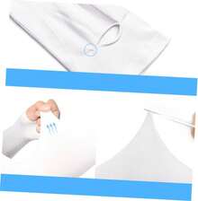 4 pares de mangas de brazo refrescantes para UV, transpirables, sin dedos, para actividades al aire libre, diseño cómodo en negro, blanco y gris para hombres y mujeres - 1 - Ver 3