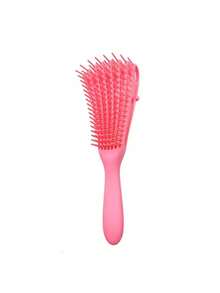 1pc 8-Prong Hair Brush, Hair Massage Straightening Comb, Hairstyling Curly Comb - Multicolor - View 7