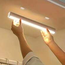 1pc Motion Sensor Light, Bedroom Night Light Bar, USB Rechargeable LED Light, Suitable For Room, Cabinet, Closet, Hallway And Stairs, 19.69 Inch/11.81 Inch/7.87 Inch/3.94 Inch, Warm Light/White Light - 3pcs - View 10