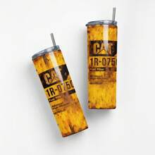 TendenciaTermo Personalizado 750ml Cat Aceite Oxido Mecanico RegaloCalidad premium - Blanco - Ver 2