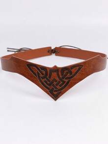 2件套中世纪维京头饰和围巾套装，凯尔特结头饰和围巾，适用于角色扮演游戏和文艺复兴集市 - A - 查看 8