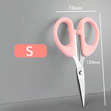 Tijeras manuales portátiles, tijeras de de acero inoxidable, tijeras de oficina, tijeras de papelería, tijeras de costura, agarre cómodo - Adecuadas para oficina, hogar, escuela, costura y manualidades - Tijeras - Ver 12