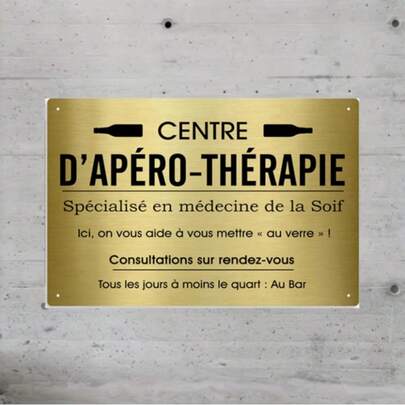 Vintage Tin Sign, 1pc - Metal Plaque , Available In White/Green/Yellow/Black, No Power Needed