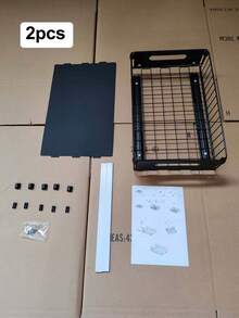 1/2 cái kệ đựng đồ kéo ra, kệ đựng thực phẩm trượt chịu lực cao, kệ đựng thực phẩm kiểu ngăn kéo trượt, thích hợp cho nhà bếp, phòng khách, nhà ở, lưu trữ dưới bồn rửa nhà bếp, phòng đựng thực phẩm, phòng tắm, tủ bếp, kệ lưu trữ, dụng cụ sắp xếp, vách ngăn ngăn kéo, giá đỡ, dụng cụ sắp xếp nhà bếp, dụng cụ sắp xếp tủ. - màu đen - Xem 13