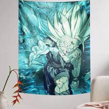 1pc Party Backdrop Boy Children Happy Birthday Background Bedroom Pendant Super Saiyan Photo Studio Banner Poster - 1PC - View 11