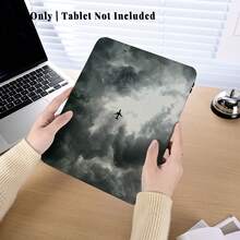 1个带笔槽的多角度磁吸支架保护套，支持自动休眠/唤醒功能，可爱平板电脑保护套，兼容Pro/Air/三星Galaxy A9/S9/S7/S10+/小米Pad/5/6/7 - 彩色 - 查看 4