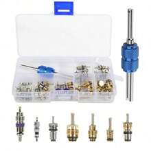 1 set Auto Kühlmittel Klimaanlage Füllventil Set mit R12 R134A Reparierwerkzeug - 1 Set - Übersicht 4