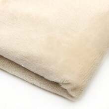 Fabric Soft Plush Sheer Fabric By Yard 62 Wide Blanket, Change Station Cover, Pillow, Scarf (Deep Beige, 1 Yard) - 黃色星月薄紗 - 查看 4