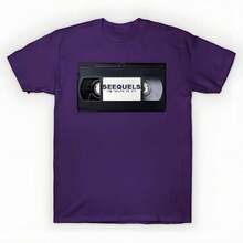 Seequels - Podcast - Camiseta Oversized Impresa Unisex, Camiseta Gráfica Casual Negra Sólida, Top Esencial de Verano para Capas, S-3XL - Negro - Ver 1