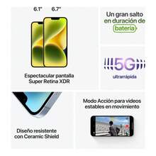 Apple iPhone 14 (128 GB) Reformado - Azul - Excelente (Reacondicionado) - Azul - Ver 8