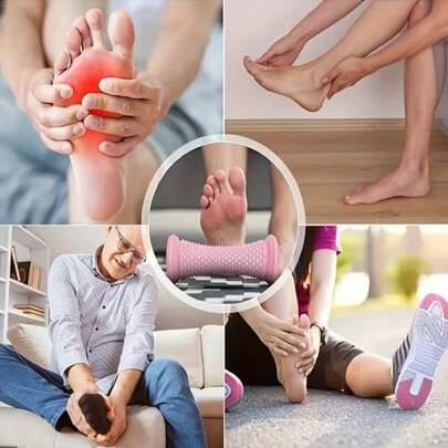 1pc Plantar Fascia Roller Massage Ball For Muscle Relaxation, Foot Soothing Massager, Professional Fitness & Arch Training For Yoga, Ideal For Yoga And Fitness Enthusiasts, Home Wellness Experience, Stylish Design, Durable