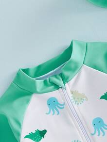 Baby Girls Beachwear - 杏色 - 查看 5
